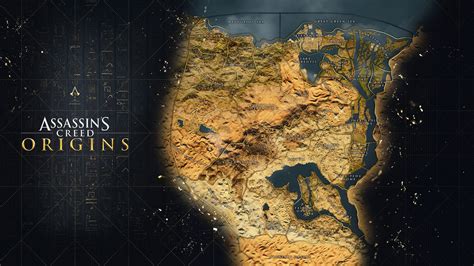 assassin's creed origins map size.